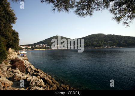 UVALA LAPAD Adria & MALA PETKA UVALA LAPAD DUBROVNIK Kroatien 8. Oktober 2011 Stockfoto