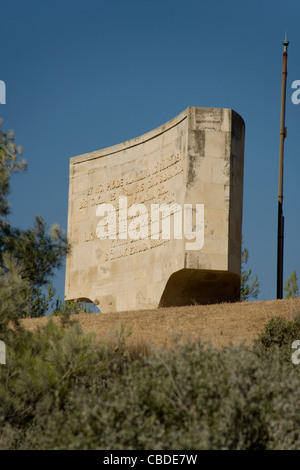 Kemal Atatürk Denkmal am Anzac Cove Standort der Australier und Neuseeländer Angriff in der 1915-Kampagne in Gallipoli Stockfoto