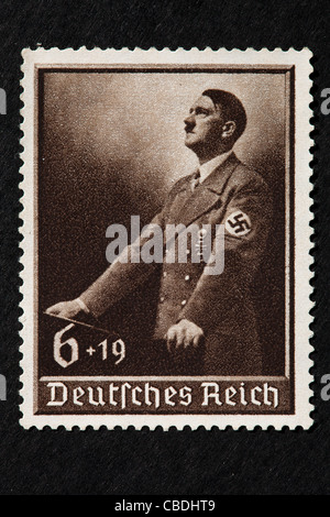 Post, Briefmarke, Adolf Hitler, Deutsches Reich, Schwabacher (CTK Foto/Martin Sterba, Rene Fluger) Stockfoto