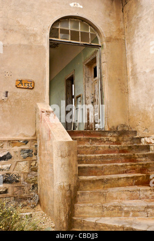 Alte Gebäude in verlassenen Diamant Bergbau Stadt von Kolmanskop in Namibia Stockfoto