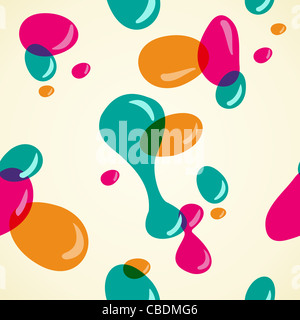 Block Farben Bläschen Musterdesign Hintergrund. Vektor-Illustration-Datei zur Verfügung. Stockfoto