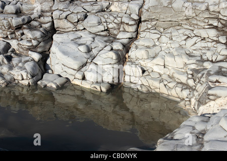 Rockpool Ogmore Beach Stockfoto