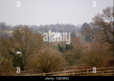 Kirche St. Helen, Wheathampstead, Hertfordshire Stockfoto