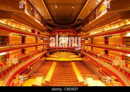 Symphony Hall Auditorium, Centenary Square Stadtzentrum von Birmingham, West Midlands, England, UK Stockfoto