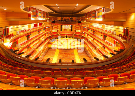 Symphony Hall Auditorium, Centenary Square Stadtzentrum von Birmingham, West Midlands, England, UK Stockfoto