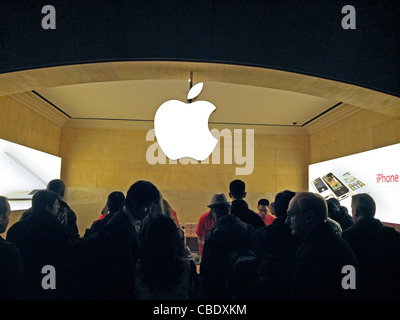 Apple Store in Grand Central Station Stockfoto