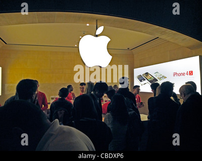 Apple Store in Grand Central Station Stockfoto