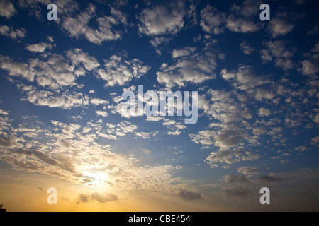 mediterranen Sonnenuntergang Stockfoto