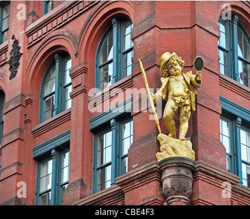 Außenseite der Puck-Gebäude in New York City Stockfoto