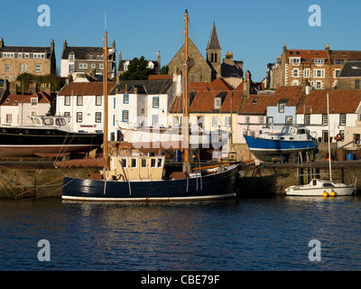 St Monans Hafen, Fife, Schottland Stockfoto