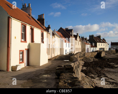 Häuser am Westufer des Sees, Pittenweem Stockfoto