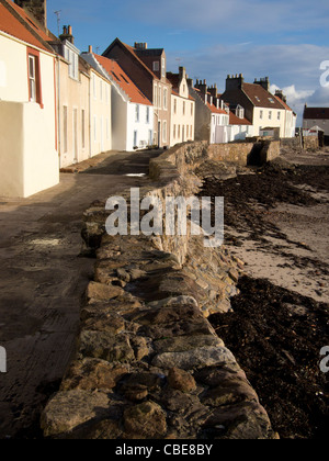 Häuser am Westufer des Sees, Pittenweem Stockfoto