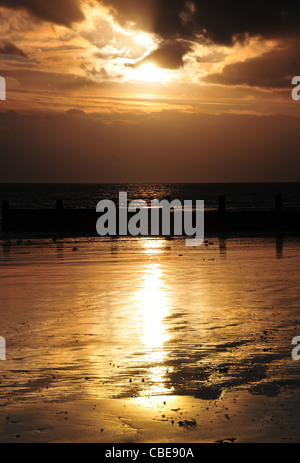 Climping Strand Stockfoto