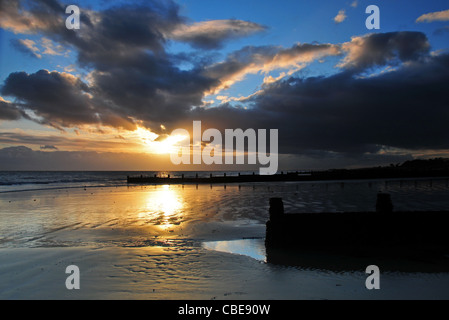 Climping Strand Stockfoto