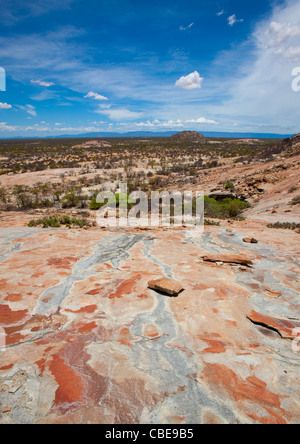 Gravuren In Tchitundo Hulo Hills, Angola Stockfoto