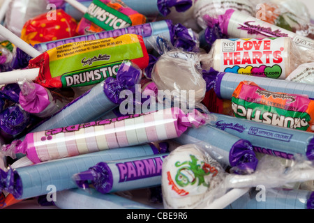 Ein Sortiment an Süßigkeiten Stockfoto