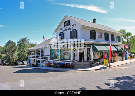 Baumarkt Shelter Island Heights Long Island NY Stockfoto