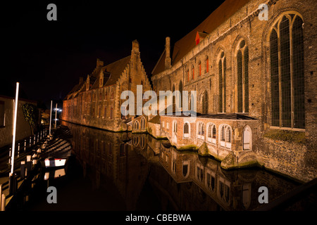 Ein Gebäude von Hans Memling Museum in Brügge, Belgien Stockfoto