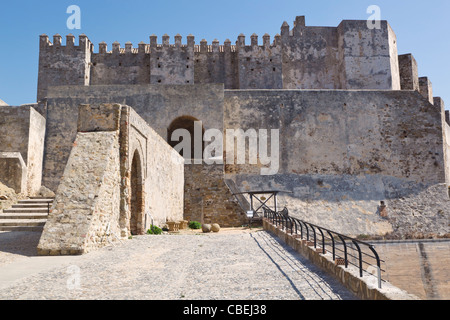 Tarifa, Provinz Cadiz, Spanien. Burg von Guzman El Bueno. Stockfoto
