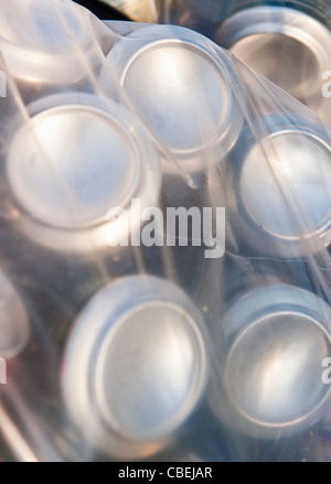 Recycling von Dosen Stockfoto