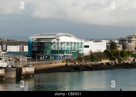 National Marine Aquarium in Sutton Harbour in Plymouth Stockfoto