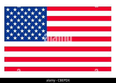 US-Flagge Stockfoto