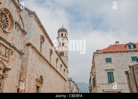 GRADSKI Zvonik bei Luza Square Grad Dubrovnik Altstadt Stockfoto