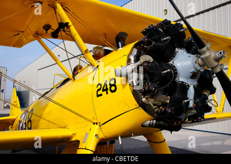 Boeing Stearman in Lake Havasu Stockfoto