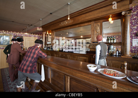 Maskottchen-Saloon-Museum. Skagway. Alaska. USA Stockfoto