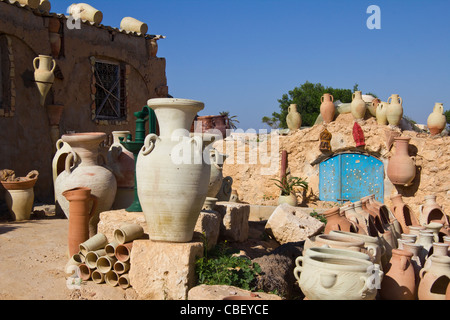 Keramik, Insel Djerba Guellala Tunesien Nordafrikas Stockfoto