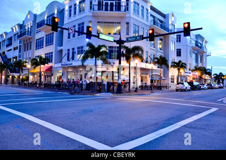 Punta Gorda Street Scape Stockfoto