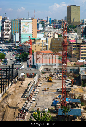 Baustelle In Luanda, Angola Stockfoto