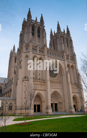 Washington National Cathedral West vorderen Haupteingang Stockfoto