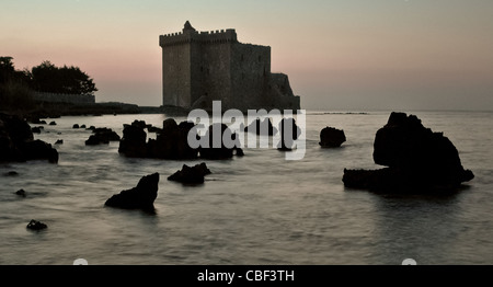 Insel Saint-Honore Kloster der Abtei von Lerins Natur und Spiritualität ja wir Cannes, das befestigte Kloster des ichs Stockfoto