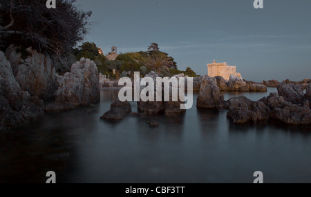 Insel Saint-Honore Kloster der Abtei von Lerins Natur und Spiritualität ja wir Cannes, das Kloster und die Abtei von L Stockfoto