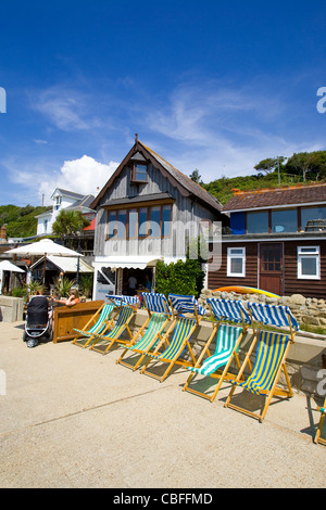 Steephill Bucht, Strand, Isle Of Wight, England, Vereinigtes Königreich Stockfoto