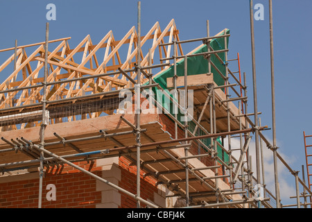 Hausbau Konstruktion. Sprowston, Norwich. Norfolk. Stockfoto