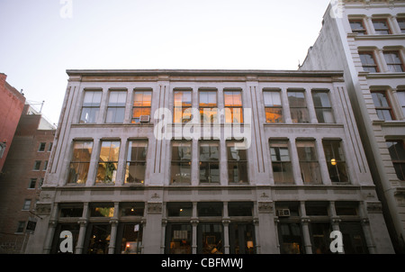 Gusseisen, aufbauend auf Broome Street in Soho in New York auf Samstag, 10. Dezember 2011. (© Richard B. Levine) Stockfoto