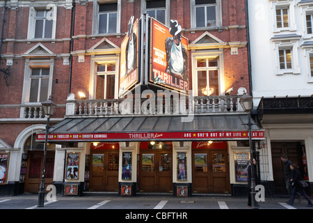 der lyrischen Theaters zeigt Thriller live im Theatreland west end London England Großbritannien Grossbritannien Stockfoto