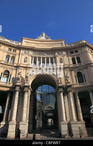 Italien, Campania, Neapel, Galleria Umberto I, shopping-Arkade, Stockfoto