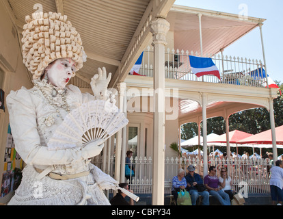 Paris, Provence in Como Haus historische Villa in South Yarra, französische Festival in Melbourne Australien Stockfoto