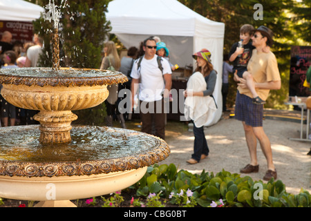 Paris, Provence in Como Haus historische Villa in South Yarra, französische Festival in Melbourne Australien Stockfoto