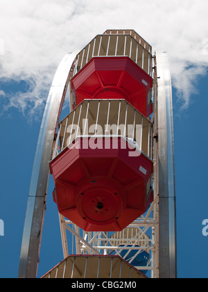 Riesenrad am Freizeitpark Elitch Gardens in Denver, Colorado. Stockfoto