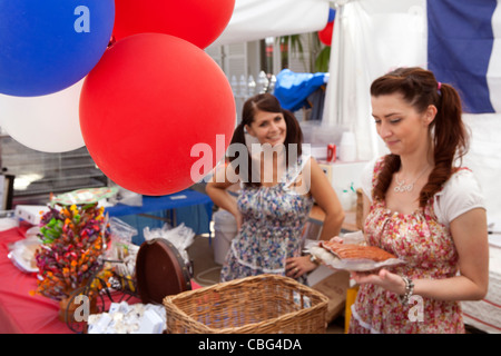 Französische Festival im Como House in Melbourne Australien Stockfoto