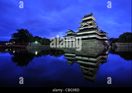 Matsumoto Burg Matsumoto City, Präfektur Nagano, Japan Stockfoto