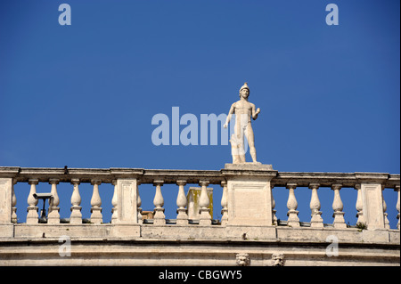 Italien, Rom, Campidoglio, Palazzo Nuovo, Statue Stockfoto