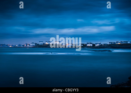 Eine walisische Seascape, genommen in Trearddur Bay, Anglesey, Wales Stockfoto