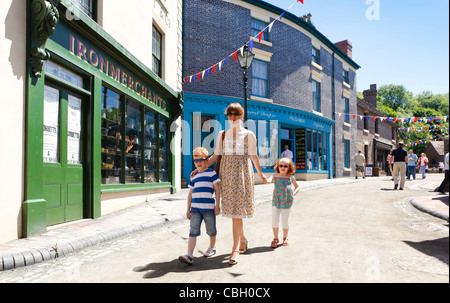 Blists Hill viktorianischen Stadt, Teil der Ironbridge Gorge Museen, Ironbridge, Telford, Shropshire, England. Stockfoto