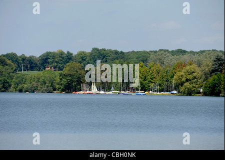 Etang de Baye Teich, Nationalpark Morvan, Nièvre, Burgund, Frankreich Stockfoto