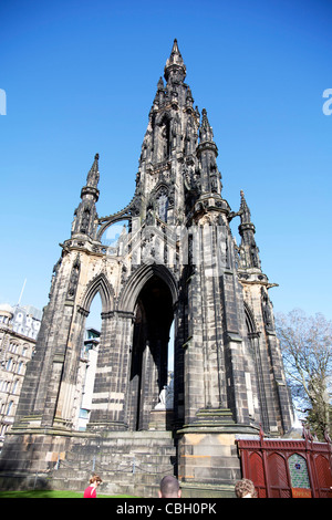 Scott Monument, Princes Street, Edinburgh, Schottland, Vereinigtes Königreich Stockfoto